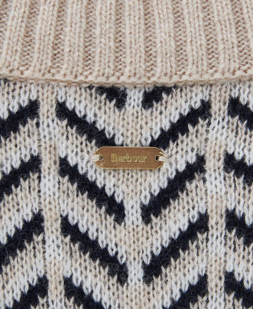 Barbour Dömupeysa - Simone Knit Multi - Bone