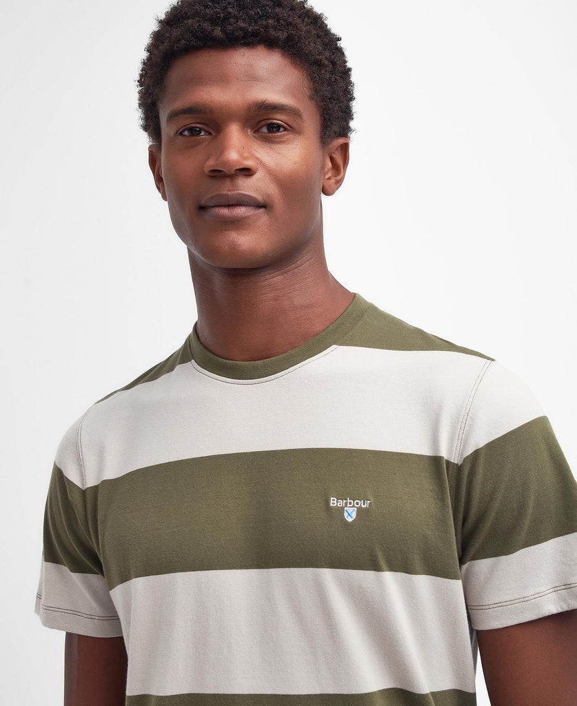 Barbour Bolur - Whalton Stripe - Sage