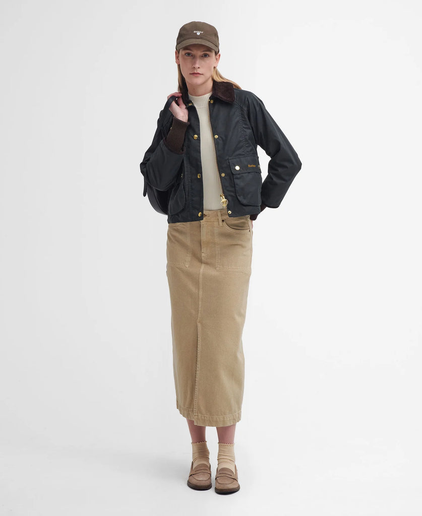 Barbour Vaxjakki Crop Beadnell Sage