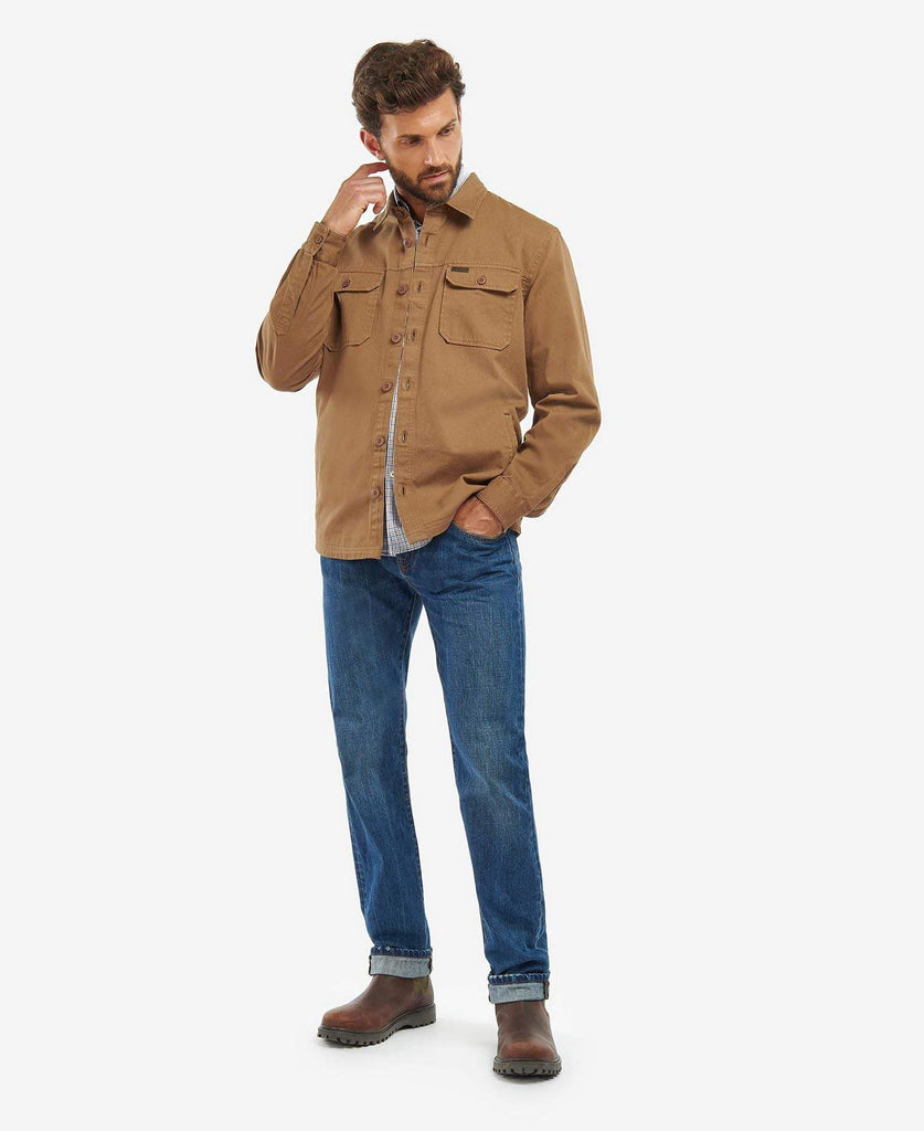 Barbour Yfirskyrta - Rydale Overshirt - Dk Sand