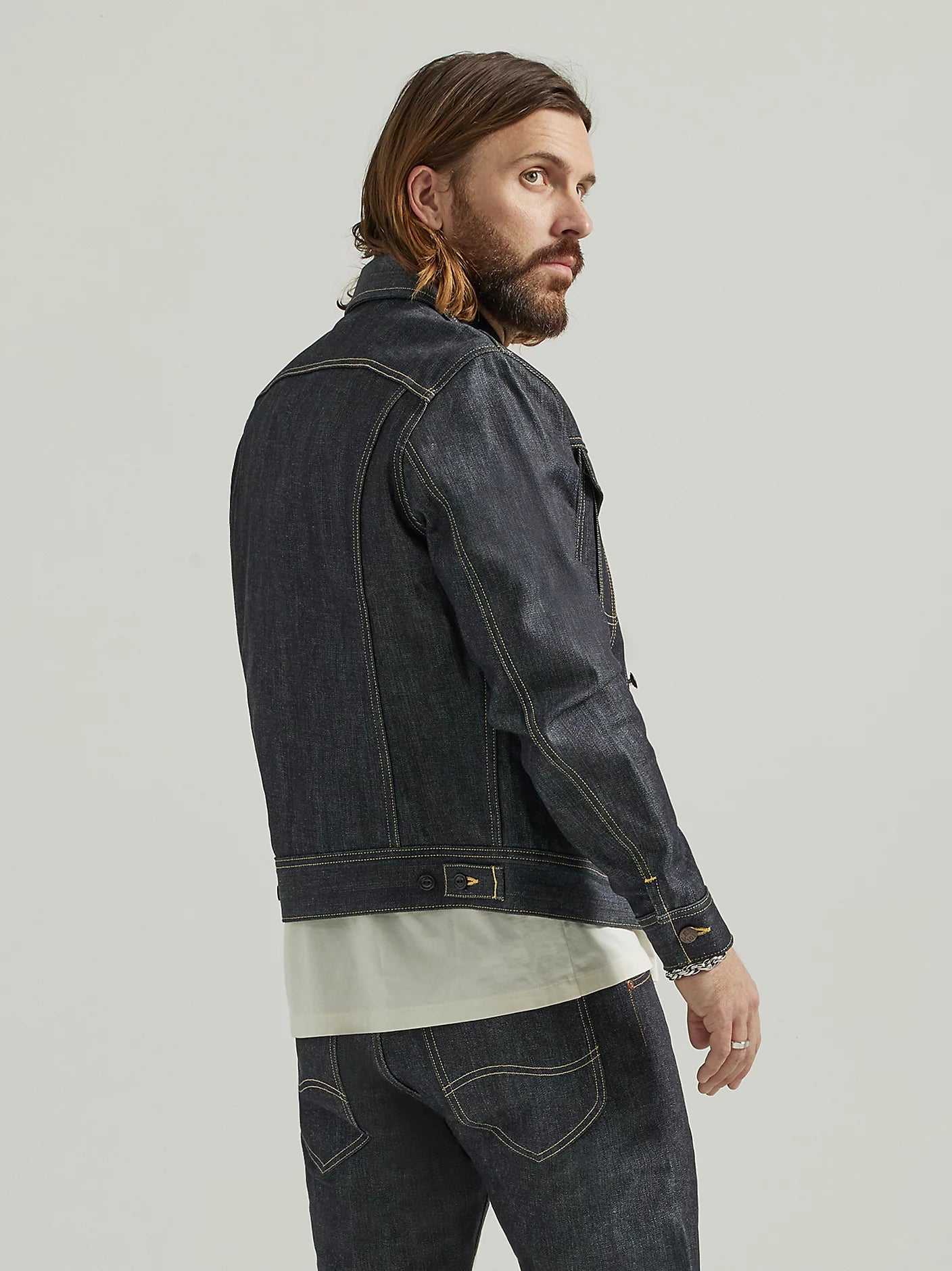 Lee 101 Rider Gallajakki Dry Blue