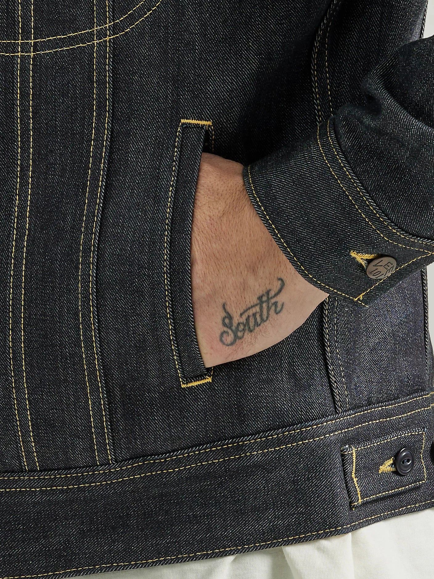Lee 101 Rider Gallajakki Dry Blue