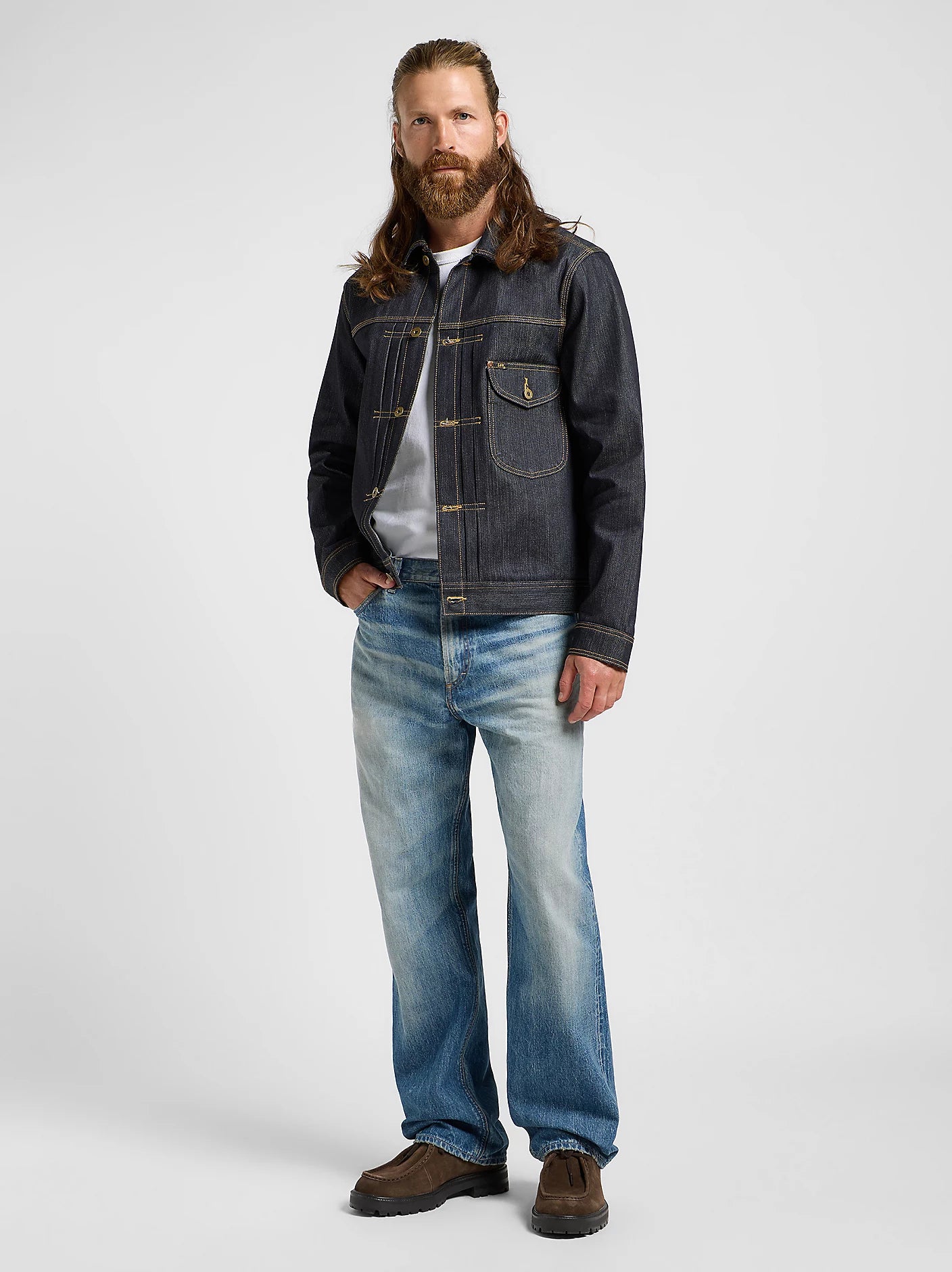 LEE - 101 BOXY COWBOY JACKET DRY BLUE