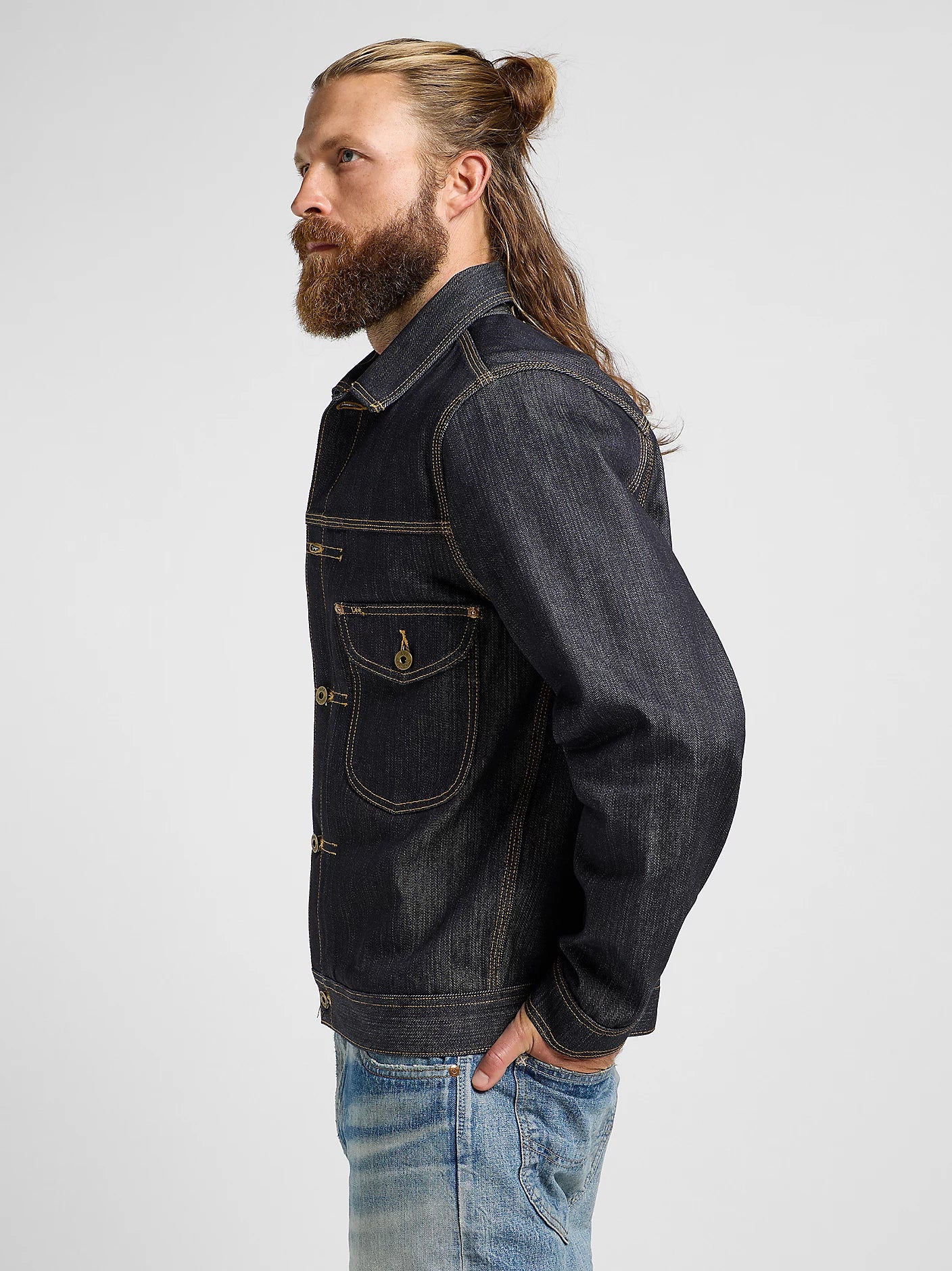 LEE - 101 BOXY COWBOY JACKET DRY BLUE