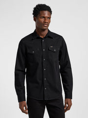 Lee Regular Western Shirt Black - Kormákur & Skjöldur
