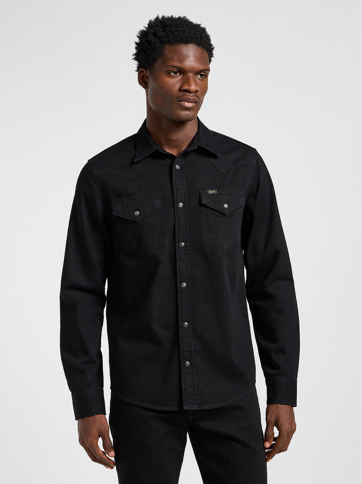 Lee Regular Western Shirt Black - Kormákur & Skjöldur