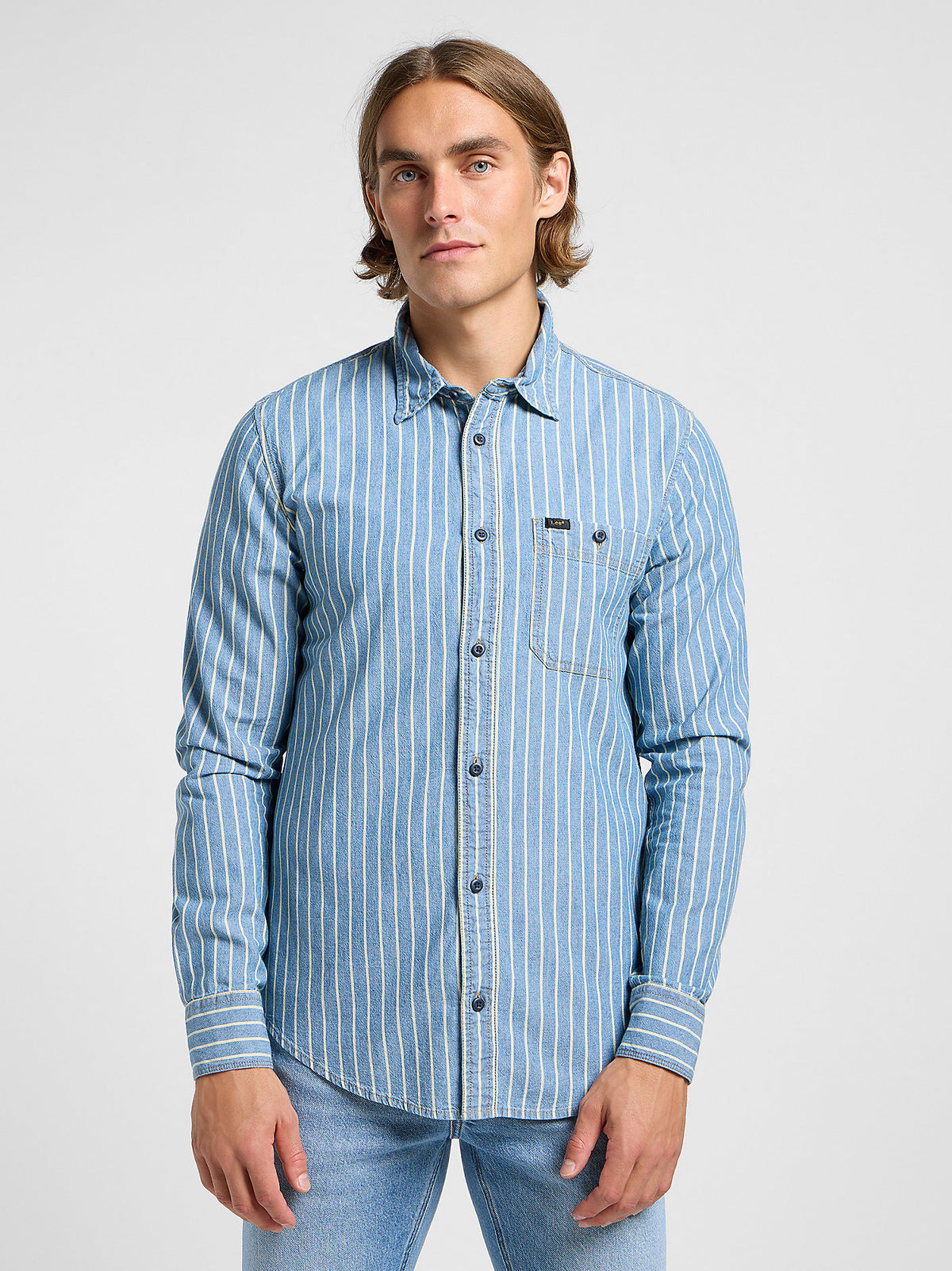 Leesure Shirt Indigo Dobby - Kormákur & Skjöldur