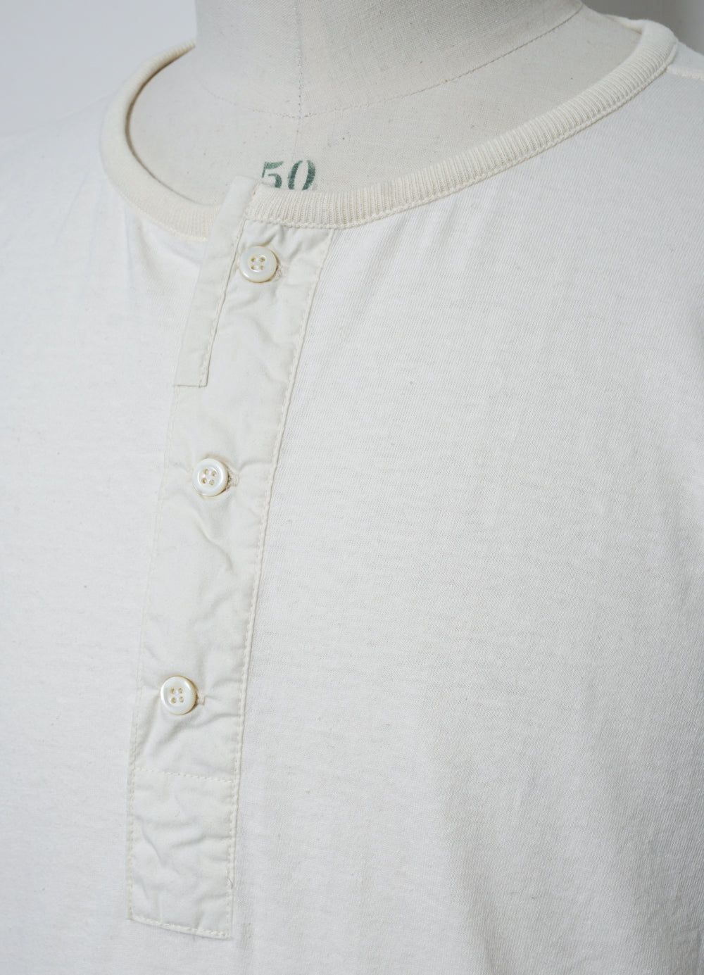 Hansen Henley Bolur Off White Japan
