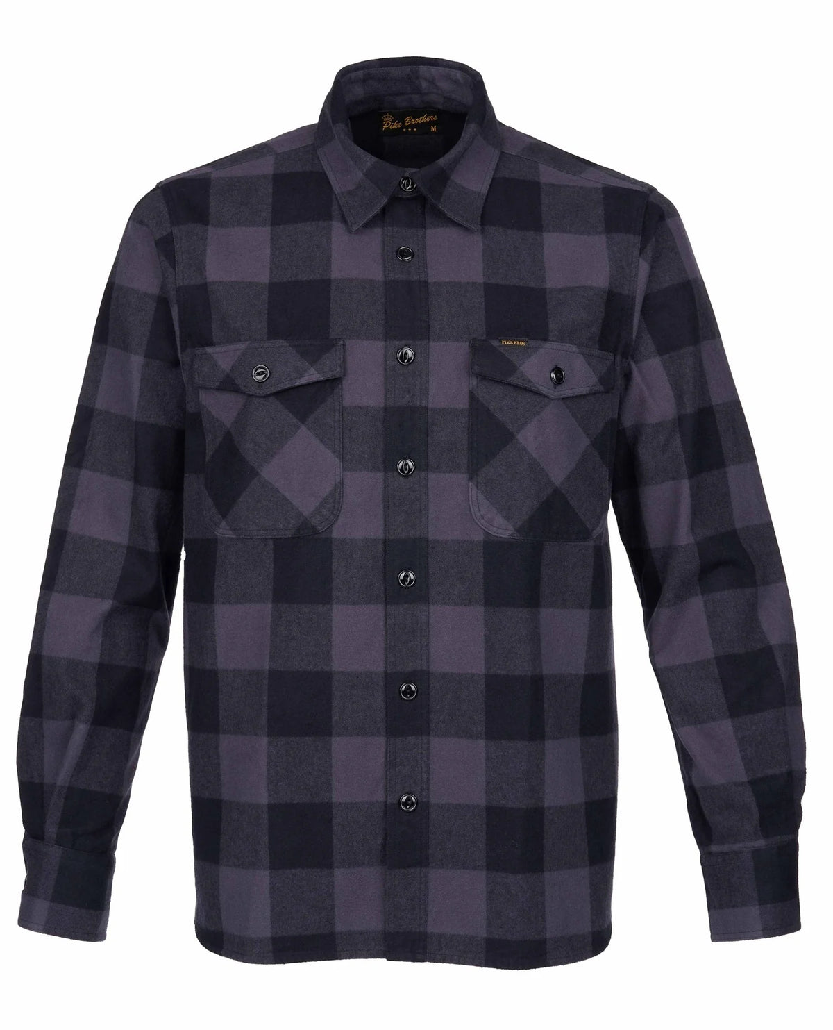 Pike Skyrta Buffalo Grey Flannel - Kormákur & Skjöldur
