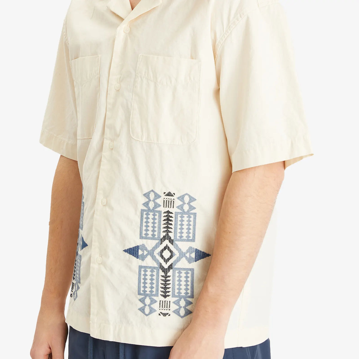 Pendleton Stuttermaskyrta Camp Collar Fire Legend