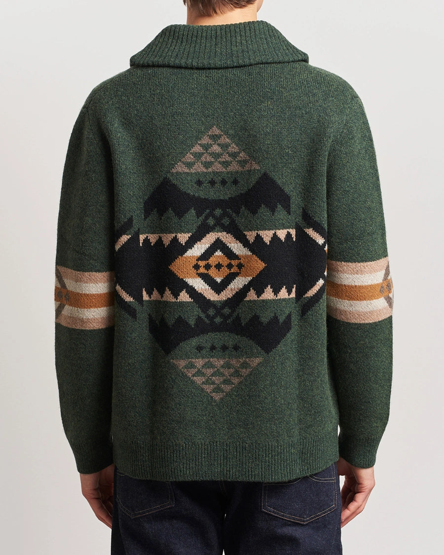Pendelton peysa Nehalem Forest Green