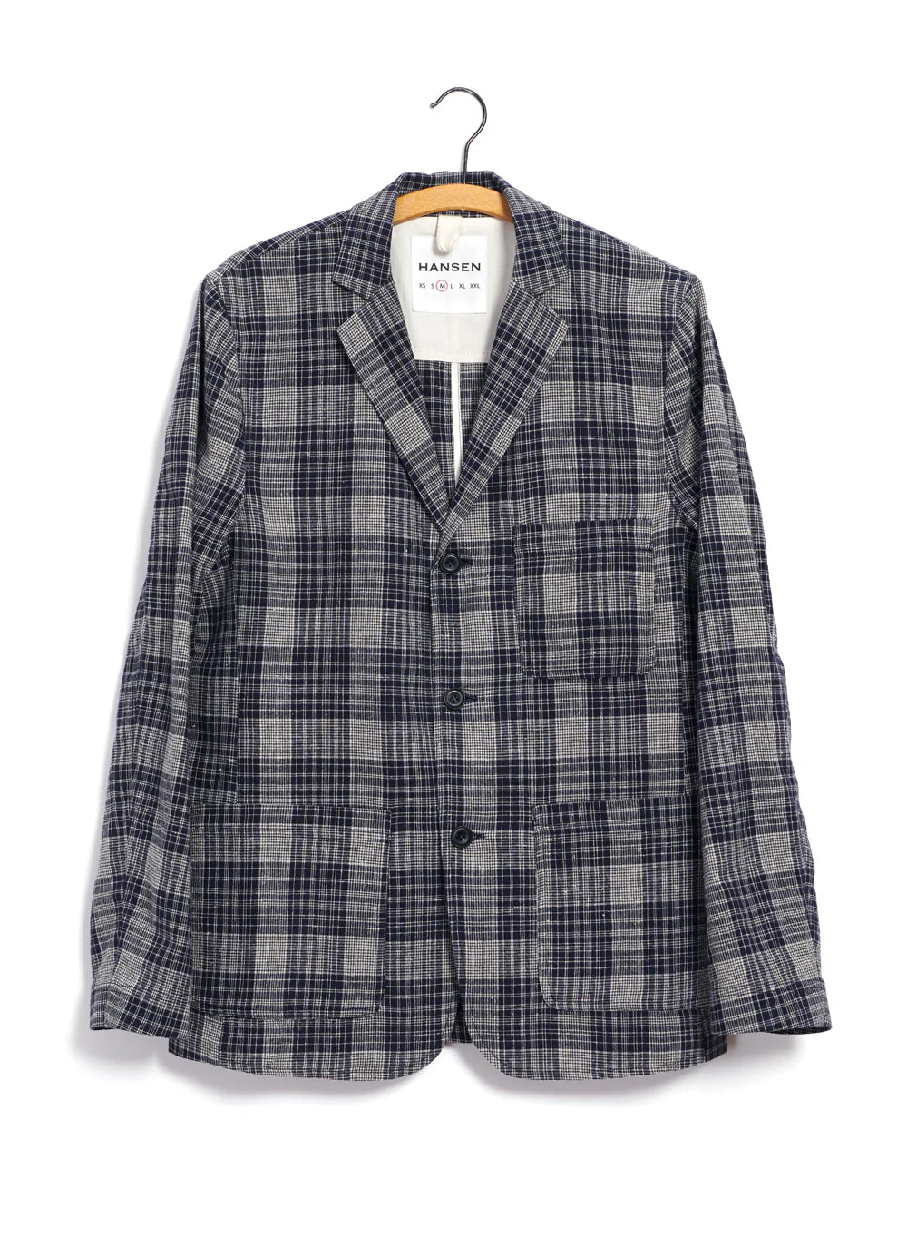 Hansen Jakki Charlie Navy Ecru Check