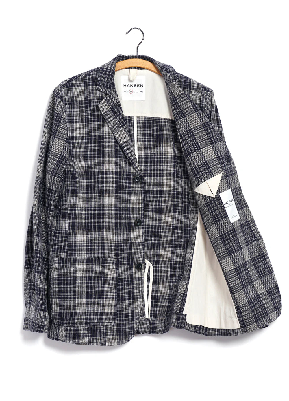 Hansen Jakki Charlie Navy Ecru Check