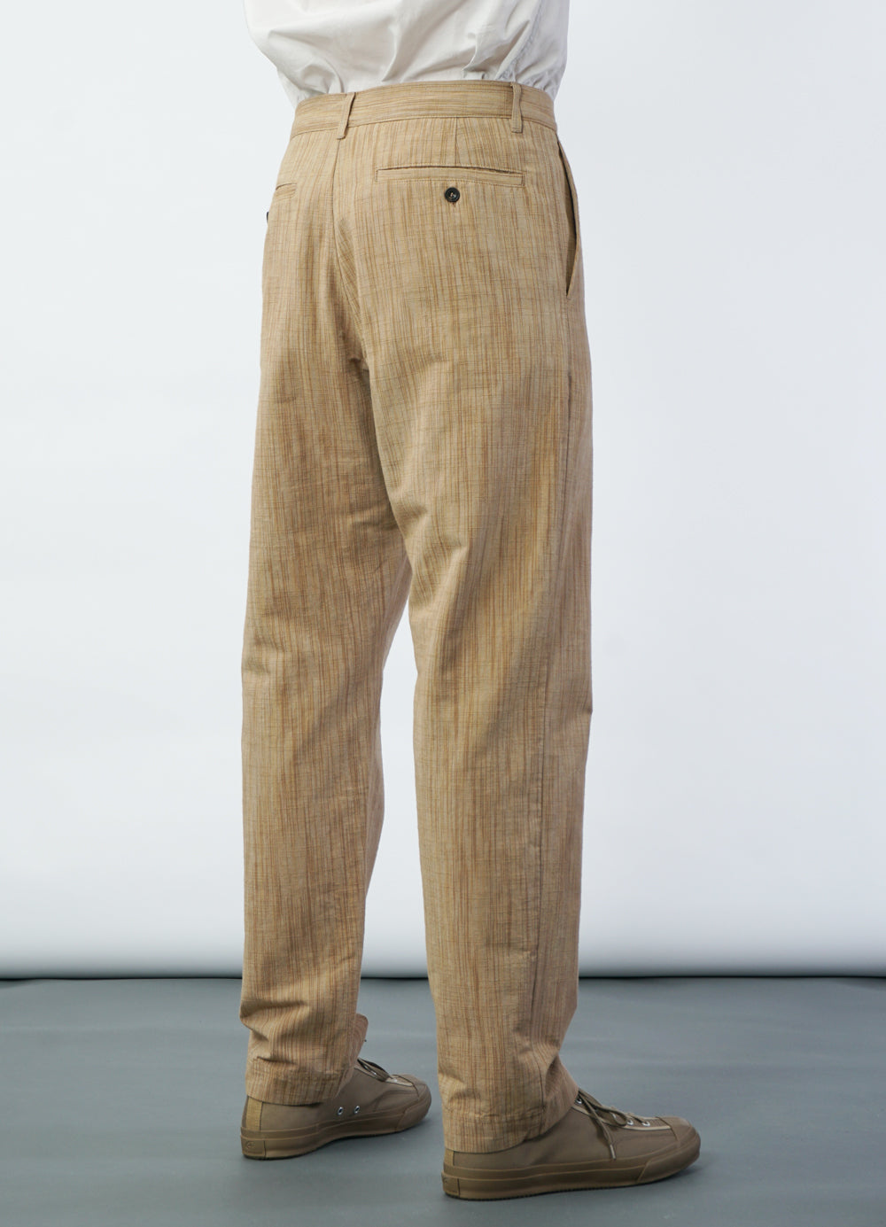 Ken Loose Cut Trousers Sepia