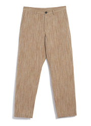 Ken Loose Cut Trousers Sepia