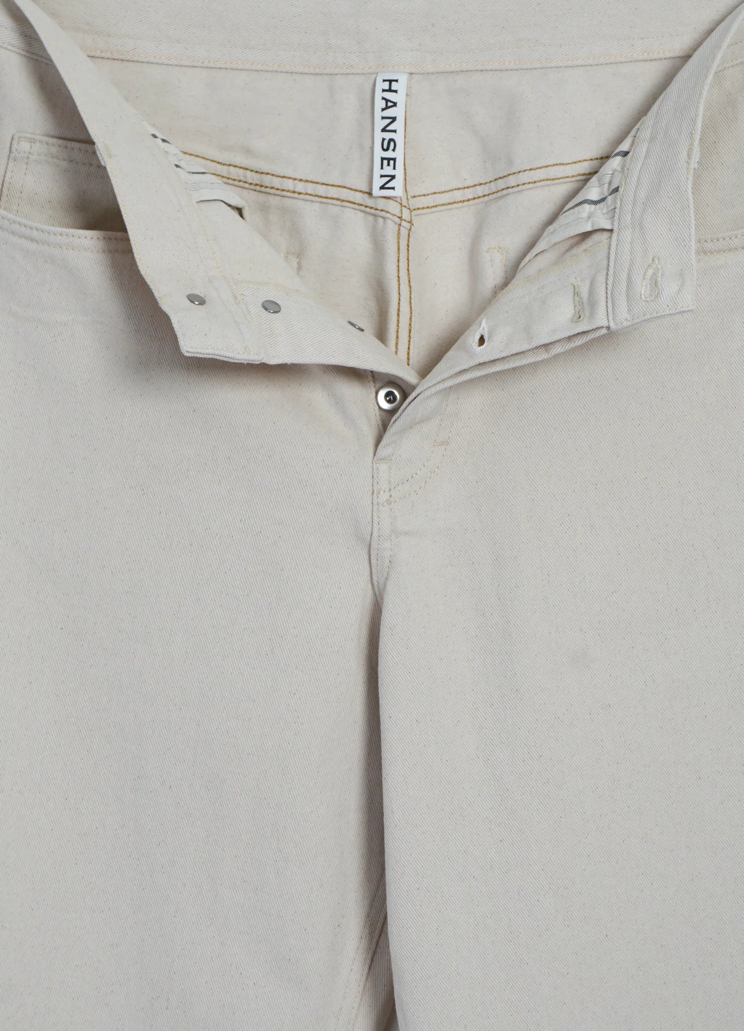 Hansen Milan Workwear Buxur Ecru