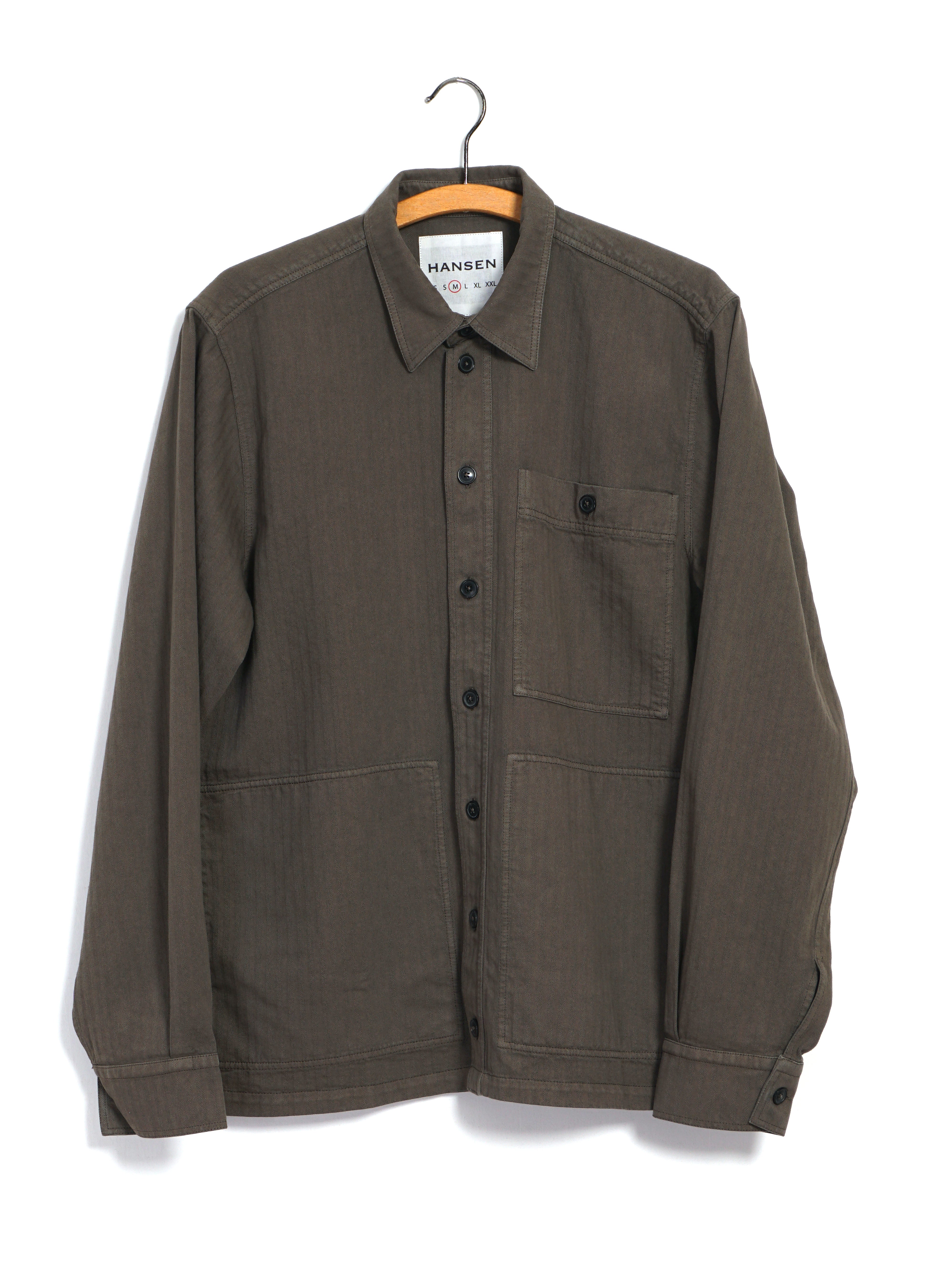 Hansen Luka Overshirt Sage - Kormákur & Skjöldur