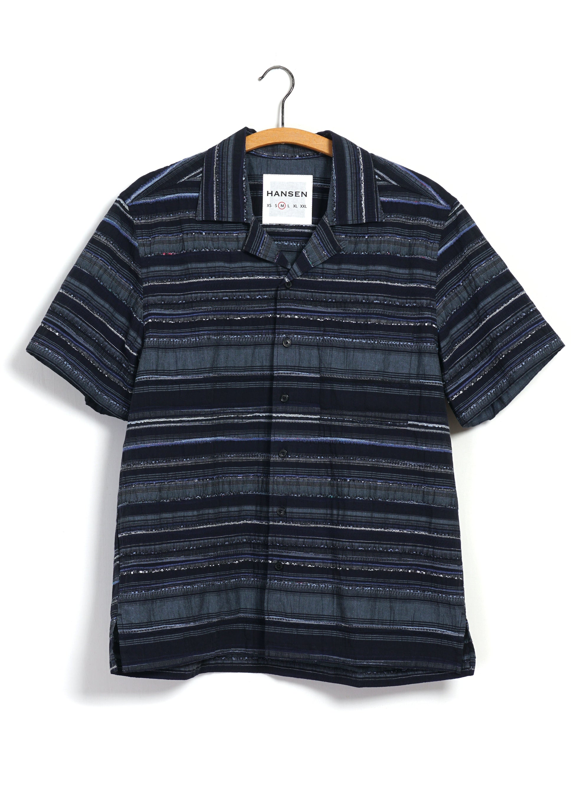 Hansen Short Sleeve Shirt Multiple Blue - Kormákur & Skjöldur