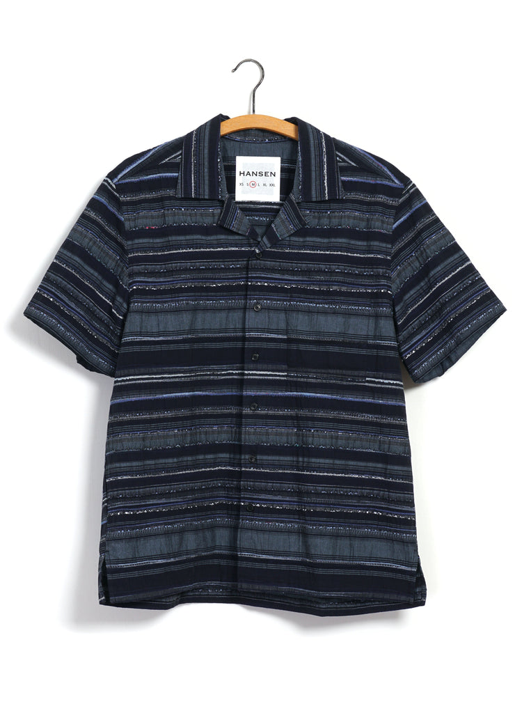 Hansen Short Sleeve Shirt Multiple Blue