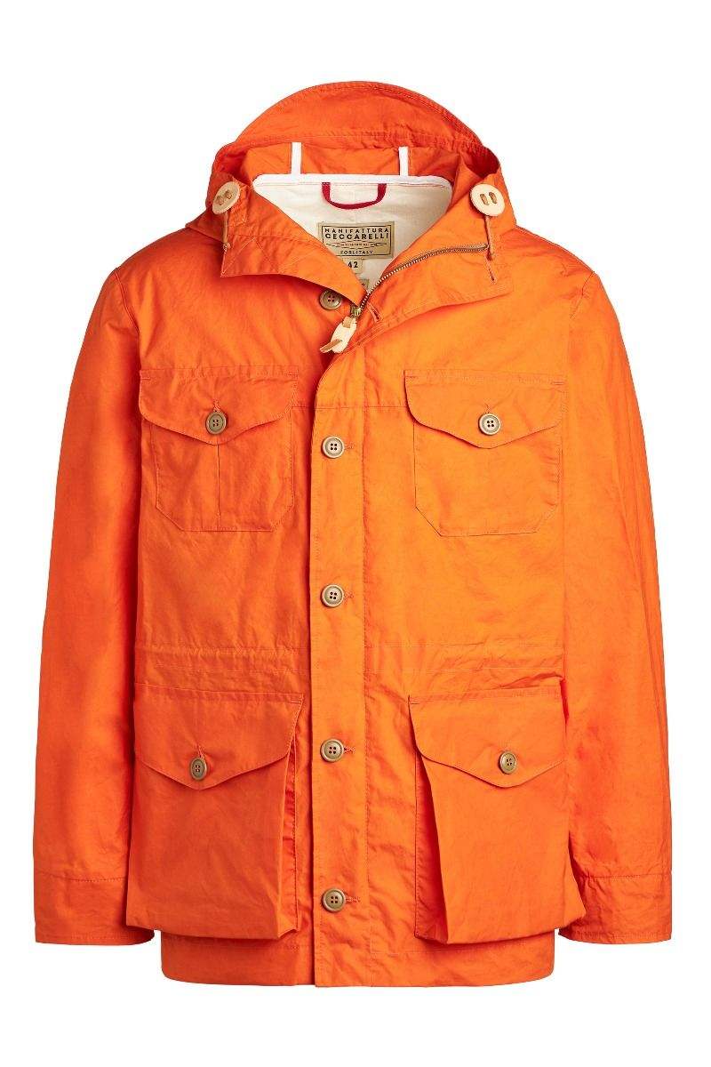 Manifattura Ceccarelli Jakki - Weekender Coat - 6027 Orange - Kormákur & Skjöldur