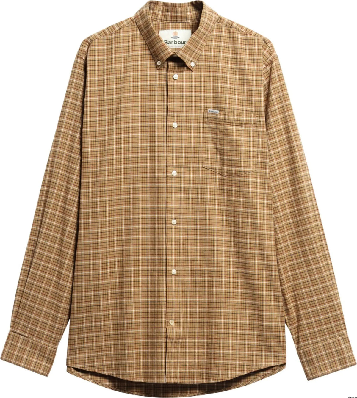 Barbour Alderwood Shirt Camel - Kormákur & Skjöldur