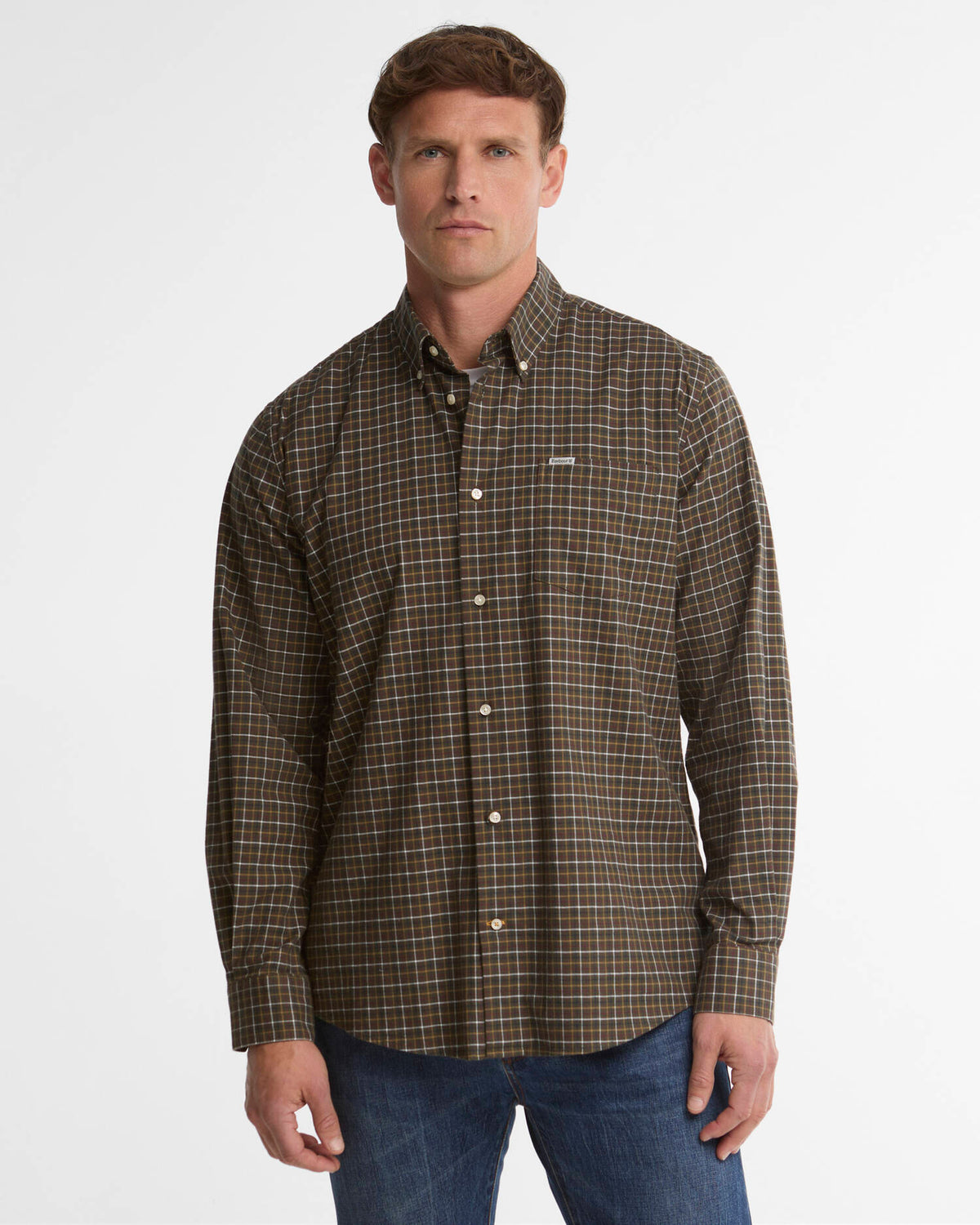 Barbour Alderwood Shirt Olive - Kormákur & Skjöldur