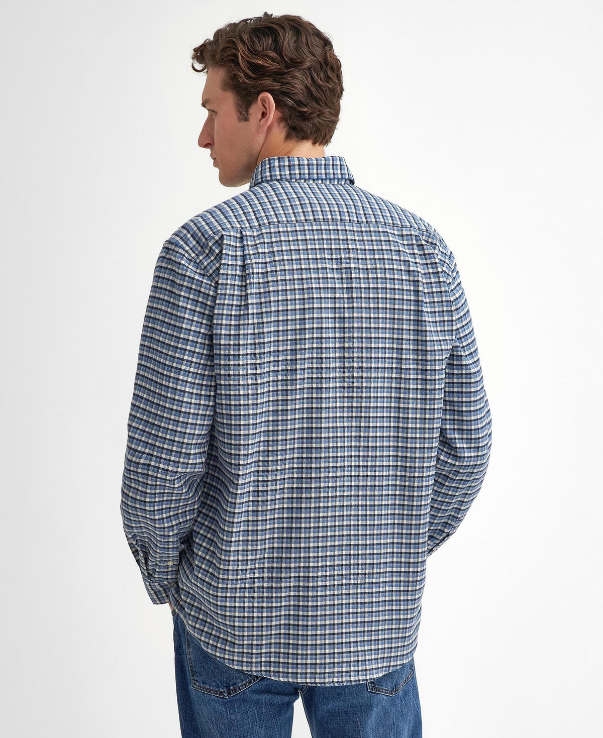 Barbour Skyrta Tanlaw Blue - Kormákur & Skjöldur