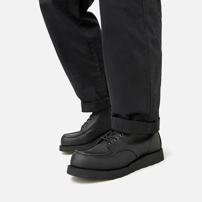 Red Wing Skór Classic Moc Black - Kormákur & Skjöldur