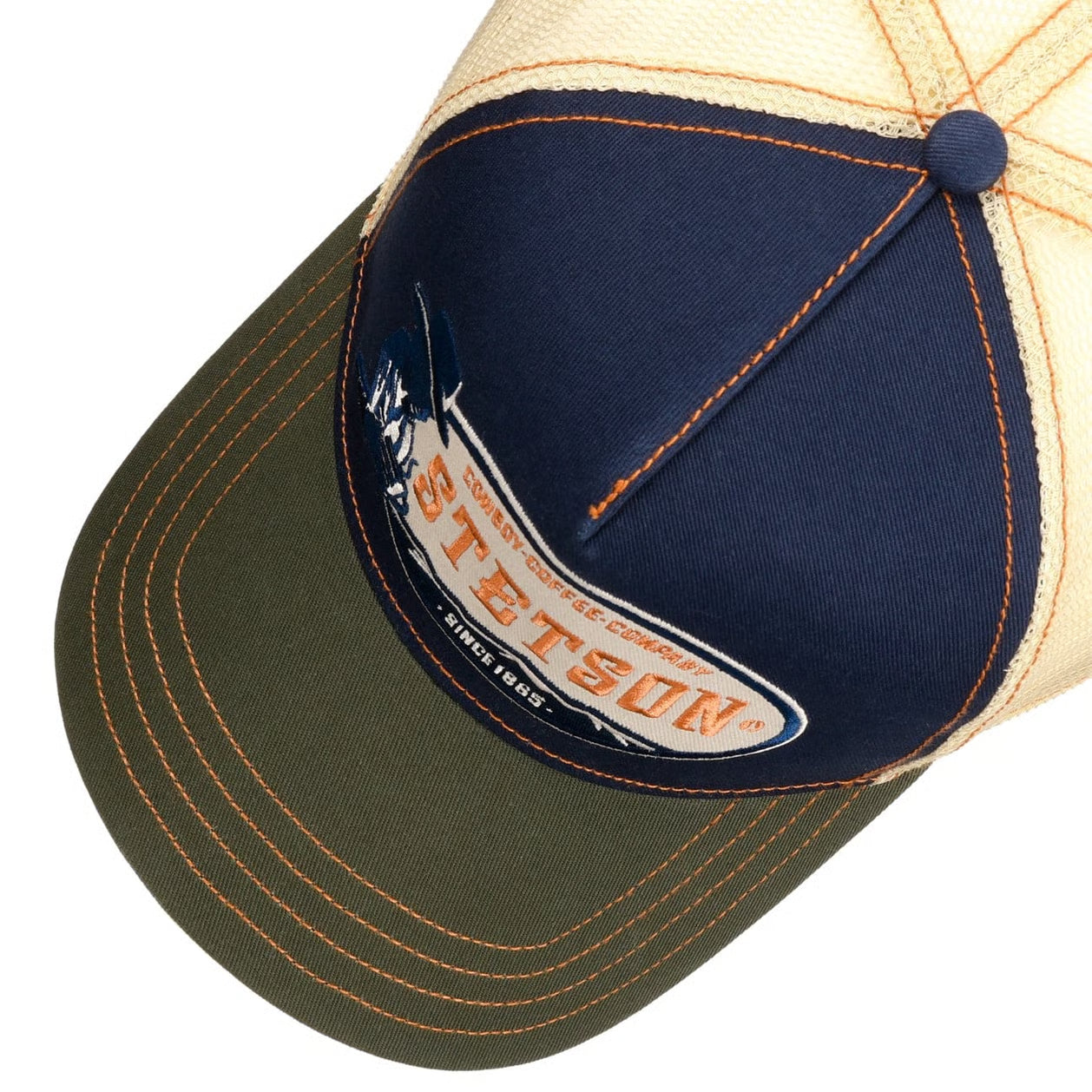 Stetson Derhúfa Trucker Cowboy Coffee