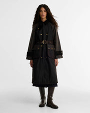 Barbour Elva Waxed Trench Coat - Kormákur & Skjöldur