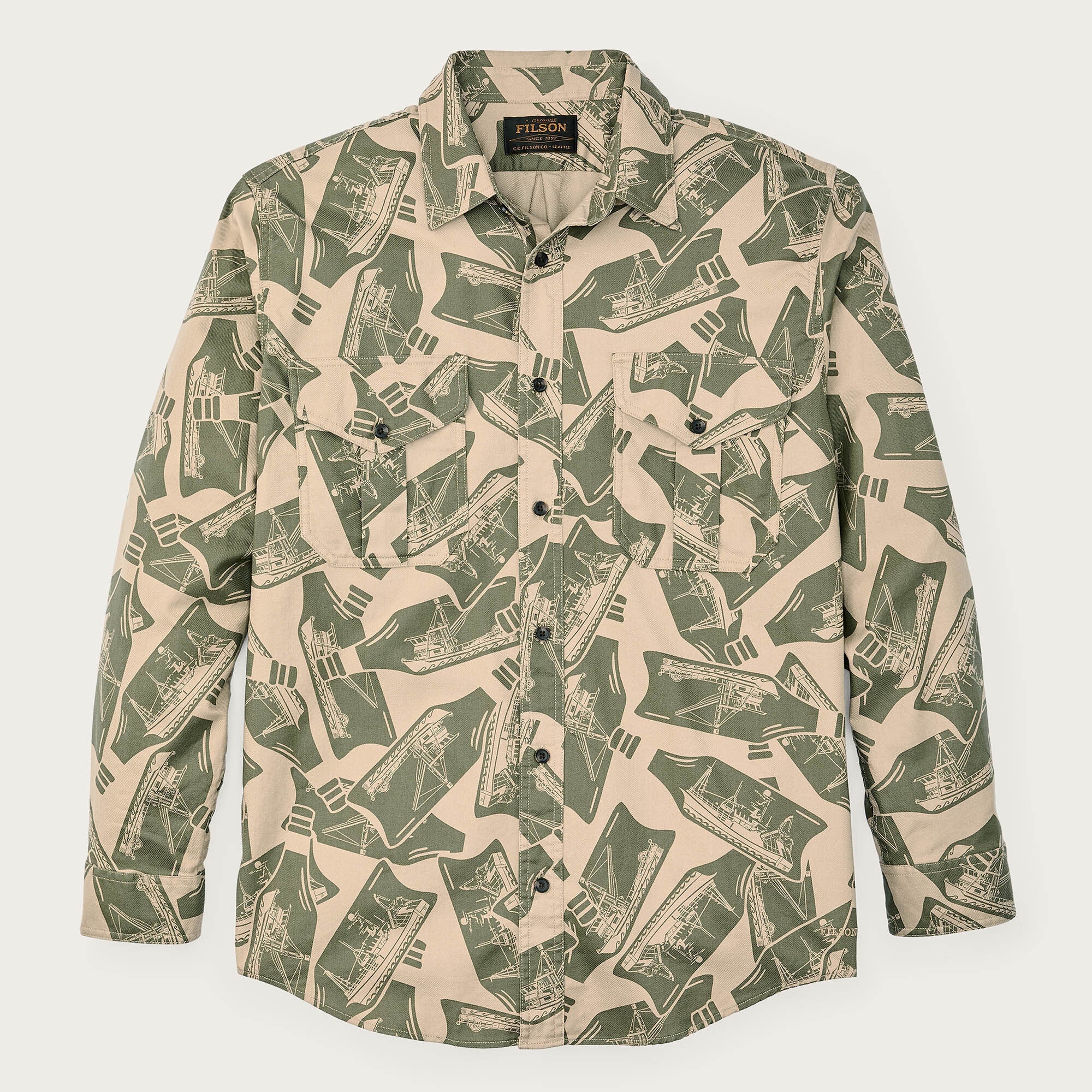 Filson Lt Wt Alaskan Guide Skyrta