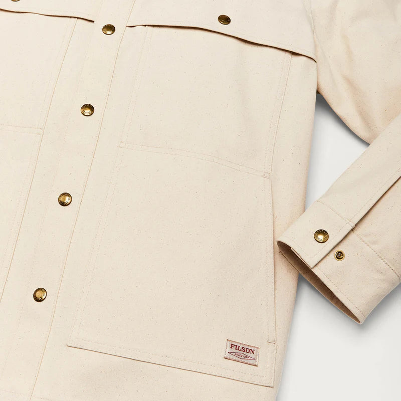 Filson Skyrta Dry Tin Jac Shirt Natural Seed - Kormákur & Skjöldur