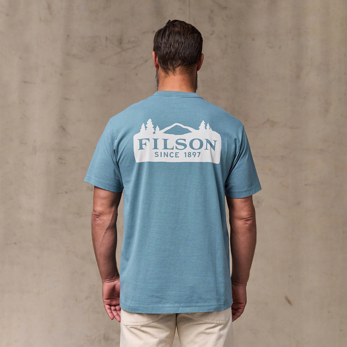 Filson Scenic Graphic T-Shirt Blue