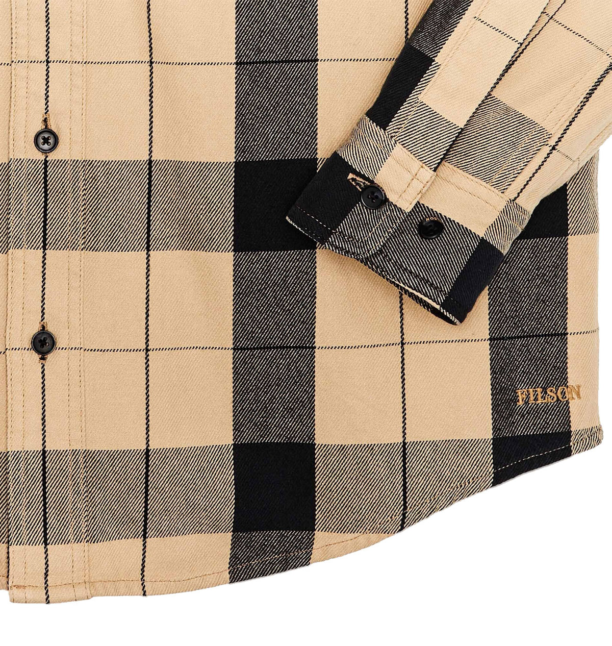 Filson Skyrta Alaskan Guide Tan/Black - Kormákur & Skjöldur