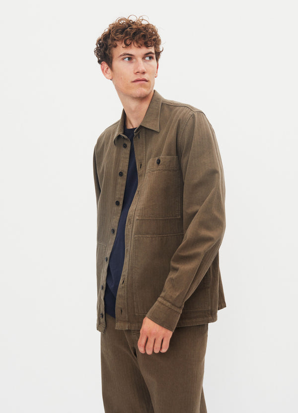 Hansen Luka Overshirt Sage - Kormákur & Skjöldur