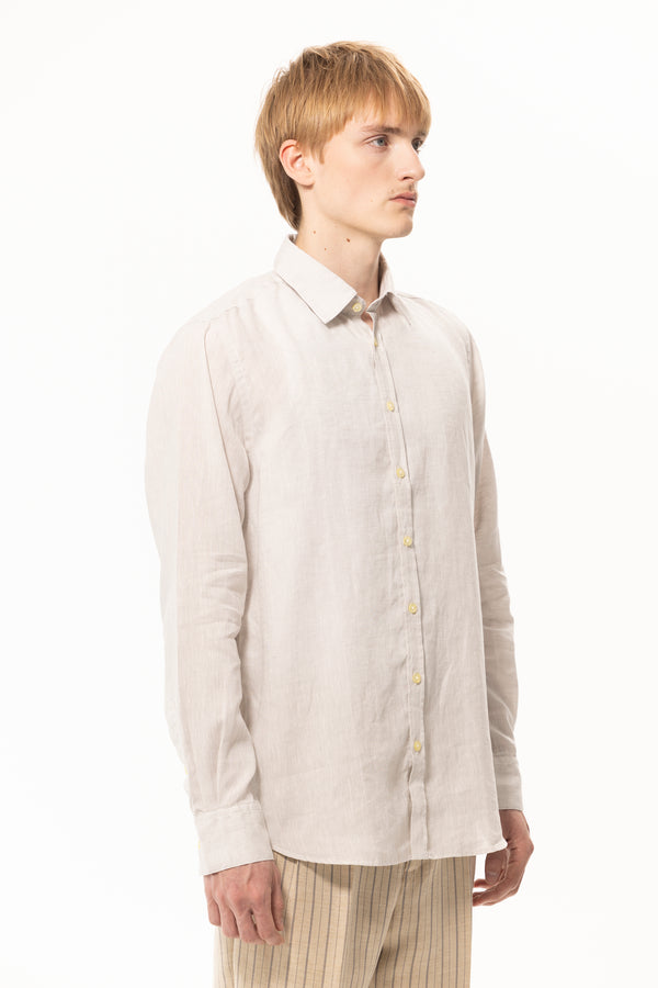 K&S Skyrta - Spariskyrta Hör - La Palma - Regular Fit