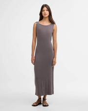 Barbour Kjóll B.Intl Gigi Midi Lavender