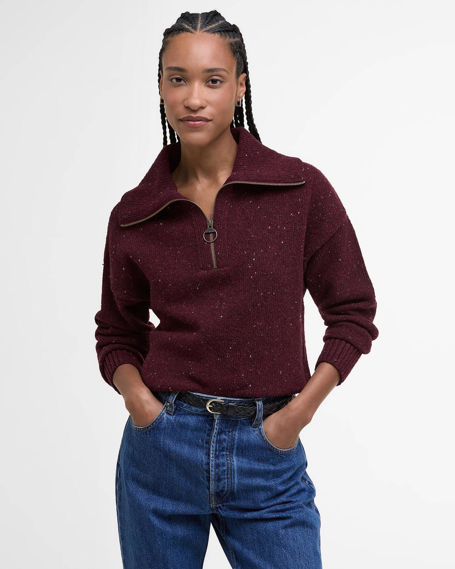 Barbour Peysa Lavensdale Half Zip Knitte - Kormákur & Skjöldur