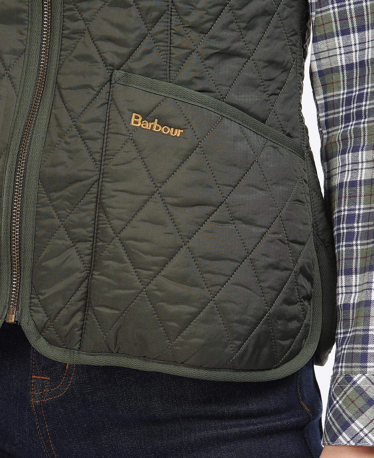 Barbour Dömuvesti - Betty Fleece Liner - Olive - Kormákur & Skjöldur