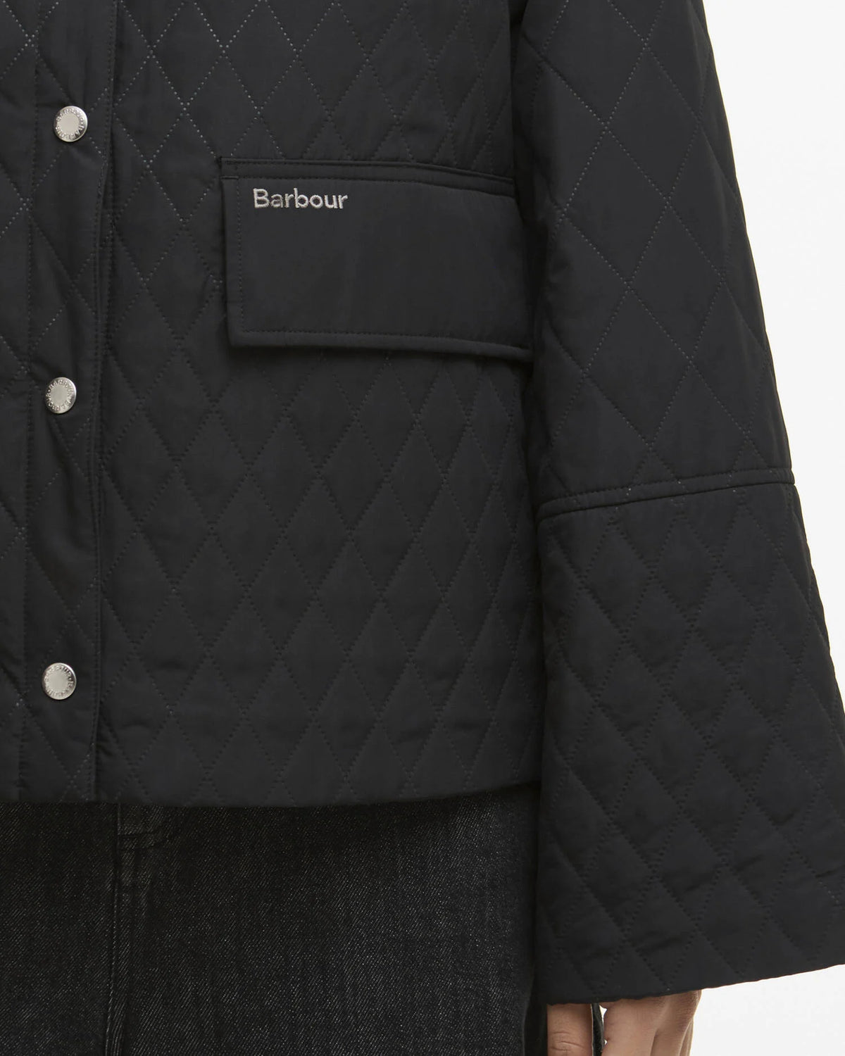 Barbour Kirby Quilt Black