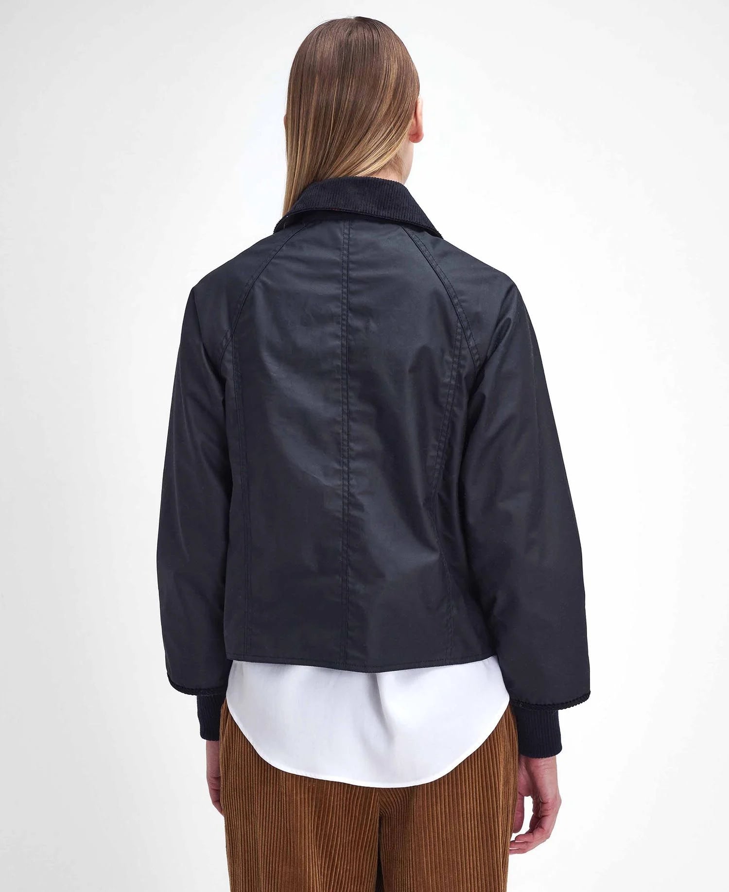 Barbour Vaxjakki Crop Beadnell Black