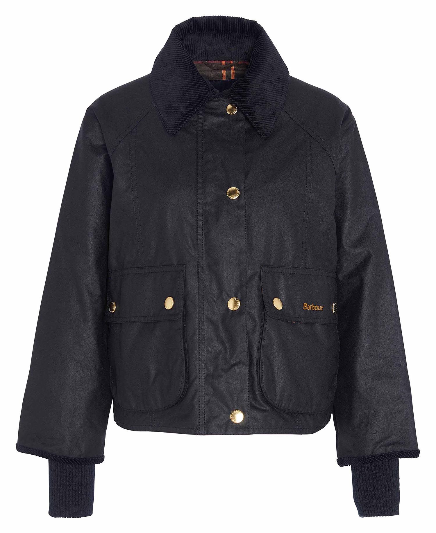 Barbour Vaxjakki Crop Beadnell Black