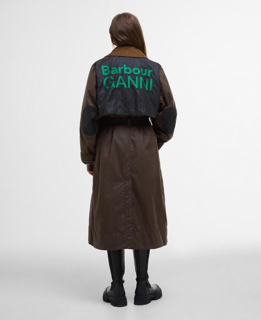 Barbour Dömujakki Ganni Wax Trench