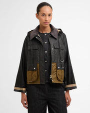 Barbour Liza Wax Jakki Black