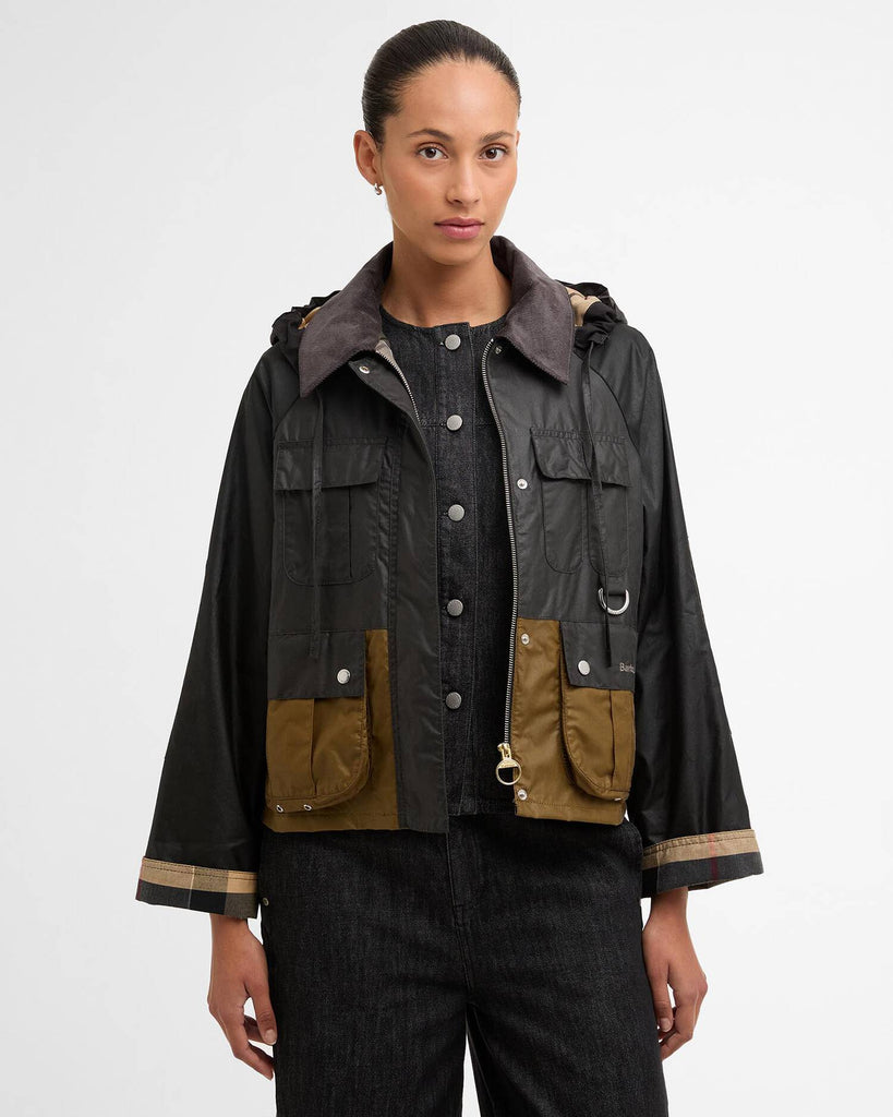 Barbour Liza Wax Jakki Black