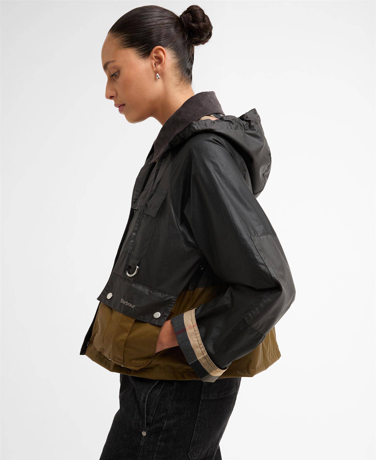Barbour Liza Wax Jakki Black