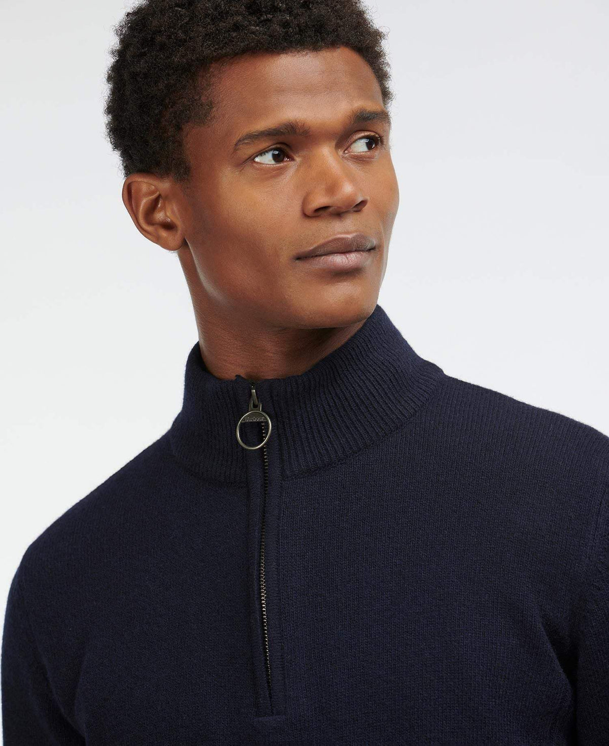 Barbour Peysa - Holden Half Zip - Navy - Kormákur & Skjöldur