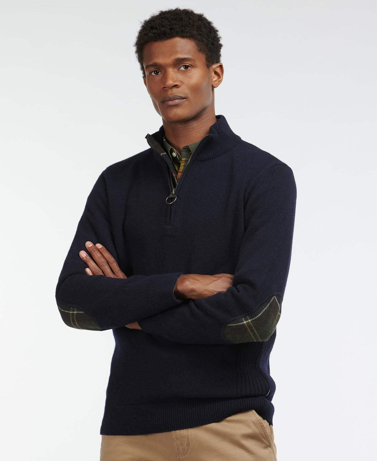 Barbour Peysa - Holden Half Zip - Navy - Kormákur & Skjöldur
