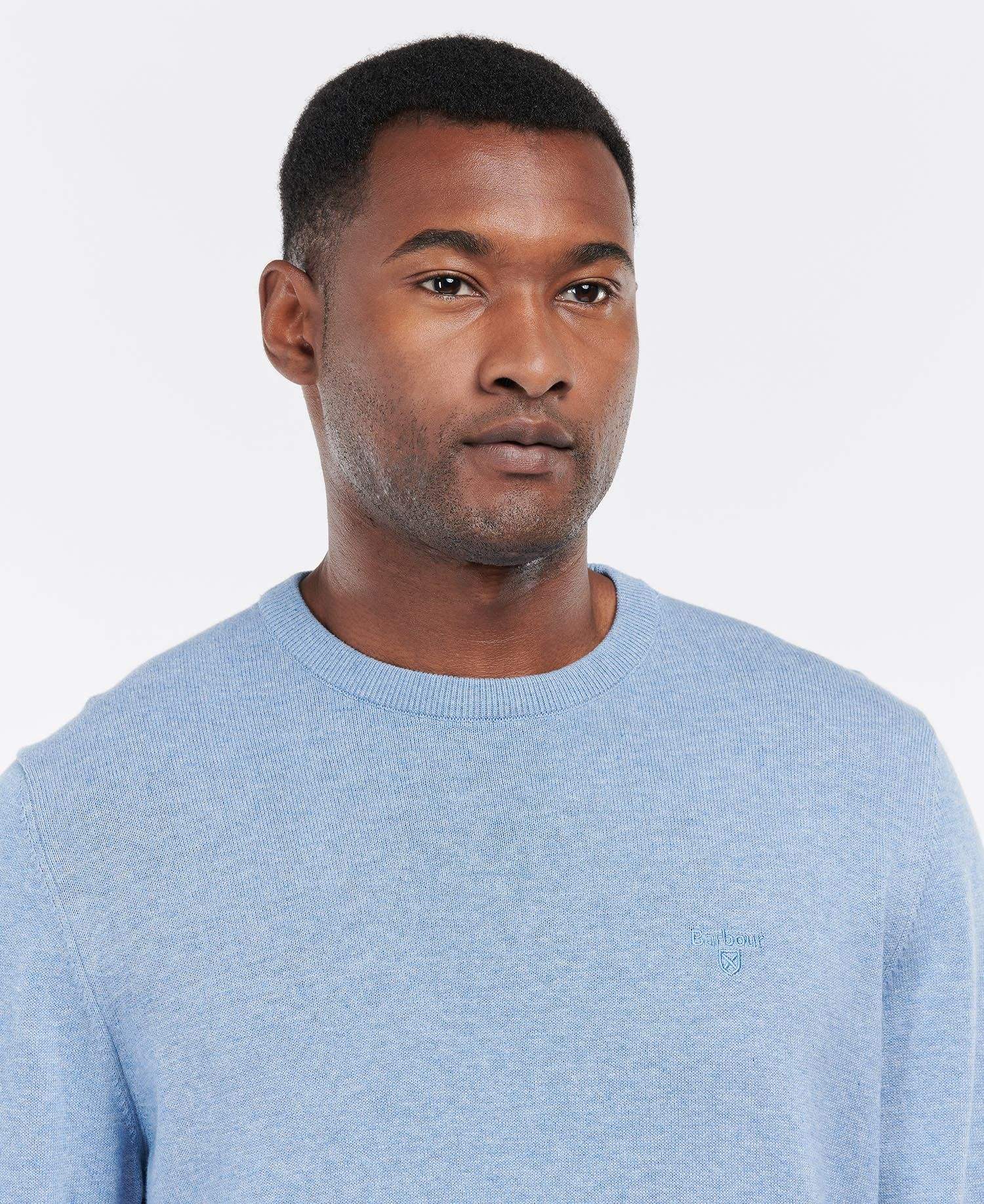 Barbour Peysa - Pima Cotton Crew - Dark Chambray - Kormákur & Skjöldur