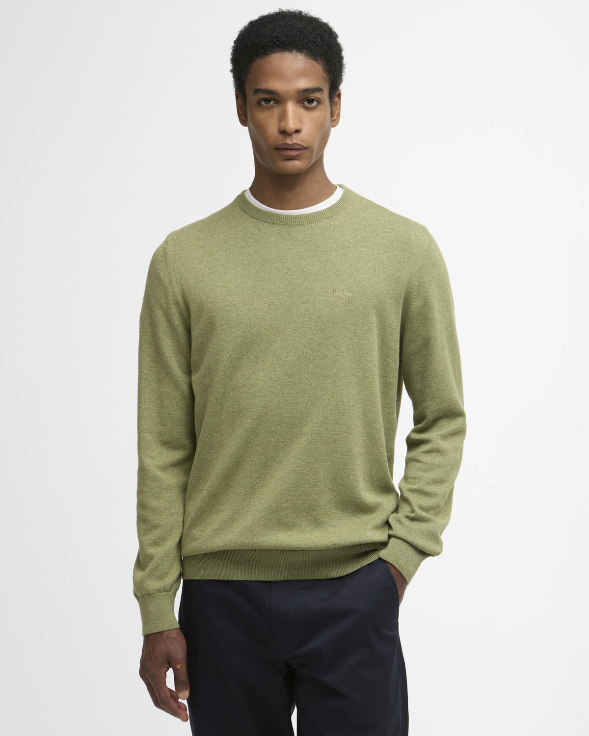 Barbour Peysa Pima Cotton Crew - Kormákur & Skjöldur